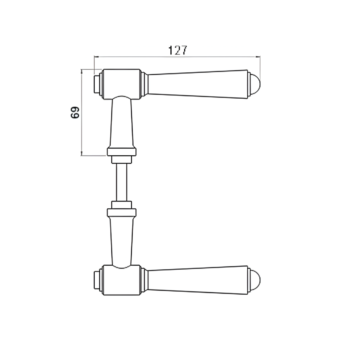 Türgriff-Messing-DG11_BRIGGS 127_Zeichenwelt der Griffe