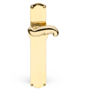 Door handle brass - WEINGARDEN 70 on hauser backplate