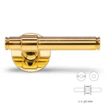 Rosetten cc30mm, Verdeckte Schrauben auf einer Seite