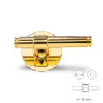 Rosetten cc38mm, Verdeckte Schrauben auf einer Seite